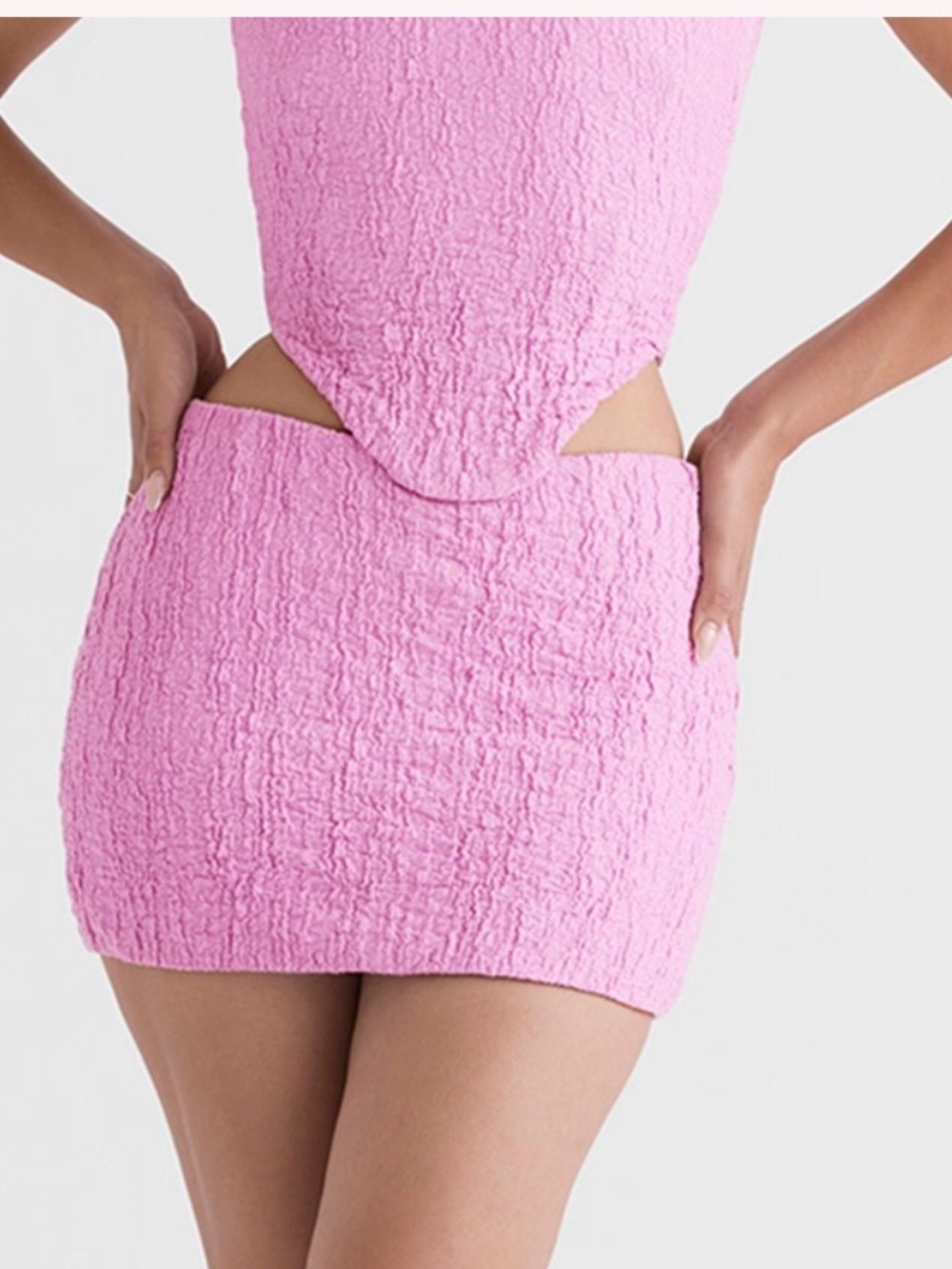 House of CB Angel Pink Mini Skirt